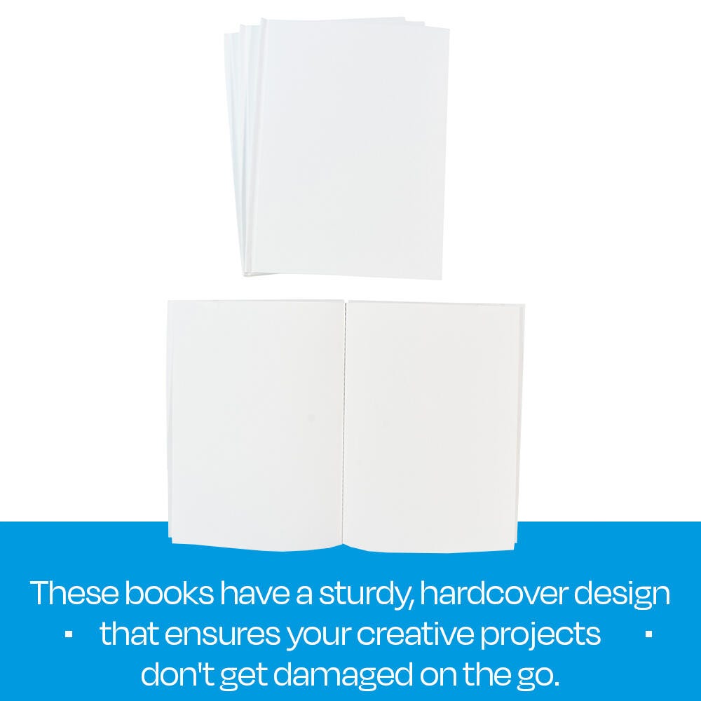 Sax Blanc Books Hardcover Sketchbooks, 28 Sheets, 8-1/4 x 11